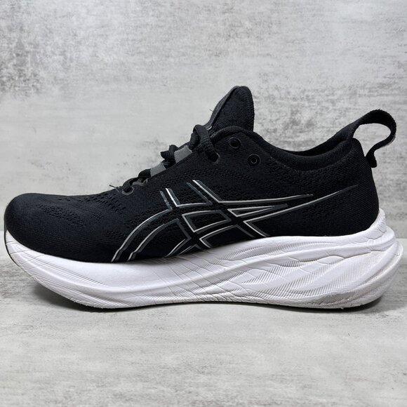 Asics Gel Nimbus 26 Running Shoes - Women's Size 8 Wide - Black - Picture 5 of 10